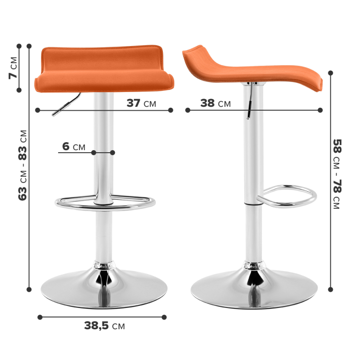 Характеристики Комплект барных стульев Ergozen Tommy 2 шт