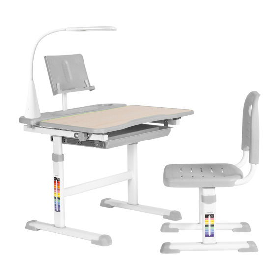 комплект anatomica avgusta парта + стул + выдвижной ящик + светильник + подставка Anatomica Avgusta + L1A